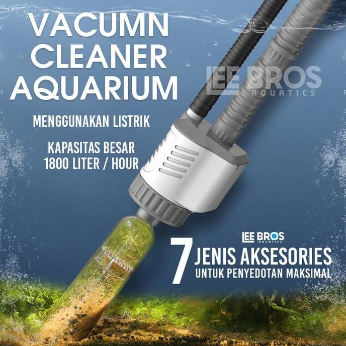 Vacuum Aquarium Dan Kolam / Siphon Gravel Aquascape / Electric Vacumn