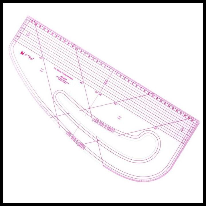

Penggaris Jahit/Menjahit/Busana - Quilting Ruler 60Cm - 8511