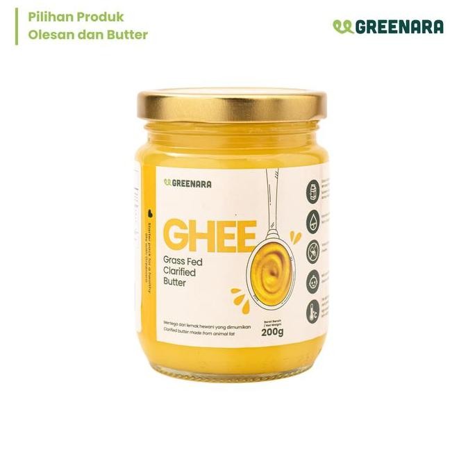 

[Ready/Spesial] Greenara - Ghee 200Gr Grass Fed Clarified Butter [Terlaris&Recommended]