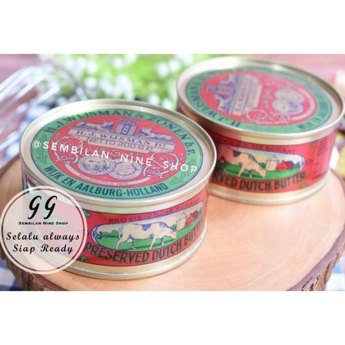 

[Ready/Spesial] Wijsman Butter Mentega 200 Gram Wisman Wysman Preserved Butter [Terlaris&Recommended]