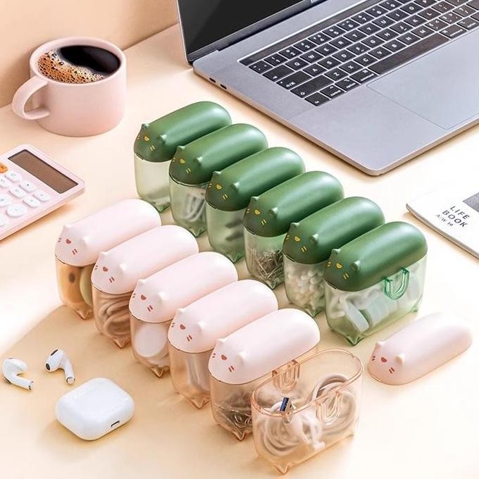 

Kabel Organiser Imut Tempat Kabel Charger Klip Cable Organiser Storage