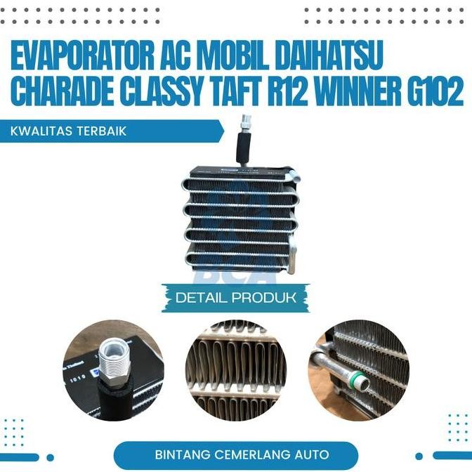 . EVAPORATOR AC Mobil Depan Daihatsu Taft GT Rocky Feroza Hiline R12