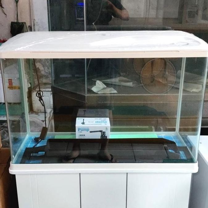 Aquarium Bending Full Set 80Cm Termasuk Packing Kayu