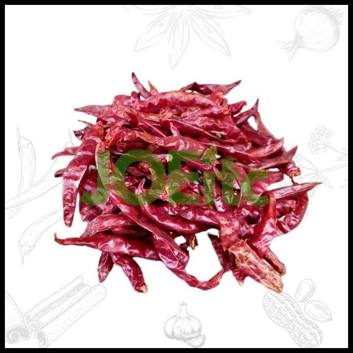 

Terlaris Cabai Kering Rawit/Teja Import.Super Pedas Dan Tanpa Tangkai Good Quality