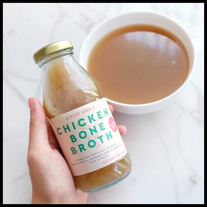 

Terlaris Chicken Bone Broth Honestfood (Kaldu Ayam Premium) - 1 Botol Kaldu Ayam, Mpasi, Bahan Masakan Soup Bakso Kuah, Sup Mie Kuah, No Msg, No Instan, Bumbu Masak Kari Good Quality