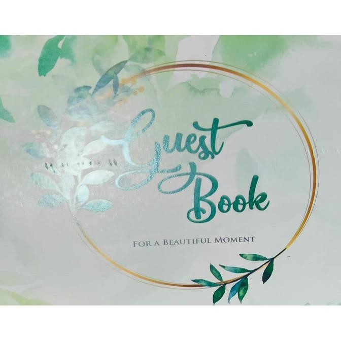 

2 Pcs Buku Tamu Undangan Guest Book
