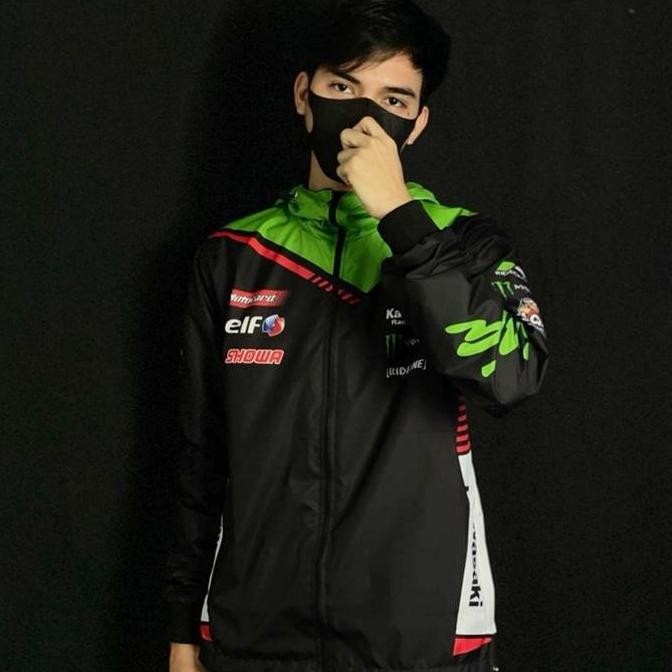 Miliki Outwear Jaket Hoodie Kawasaki Ninja Motogp Kawasaki Racing Team