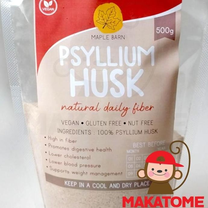 

Promo Psyllium Husk Powder Maple Barn 500Gr 500 Gr Diet Serat Alami Fibre