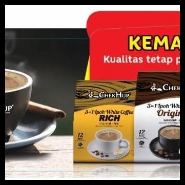 

Terlaris Chek Hup King 3In1 Ipoh White Coffee / Kopi Check Hup King Good Quality