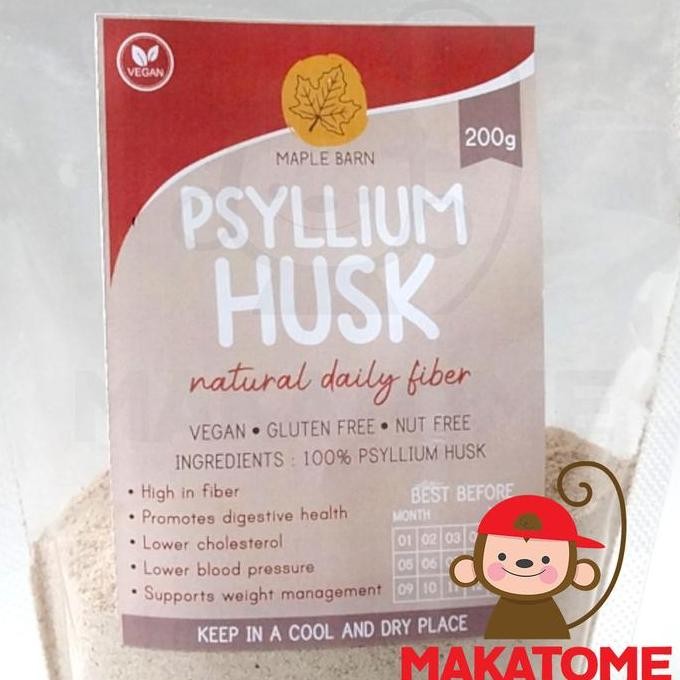 

Grosir Psyllium Husk Powder Maple Barn 200Gr 200 Gr Diet Serat Alami Fibre