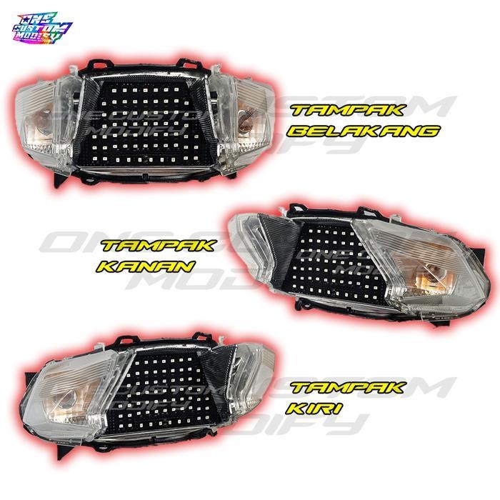 Stoplamp Running Beat Deluxe Gen 2 2024 Lampu Led Rem Belakang Motor Variasi One Custom Modify Origi