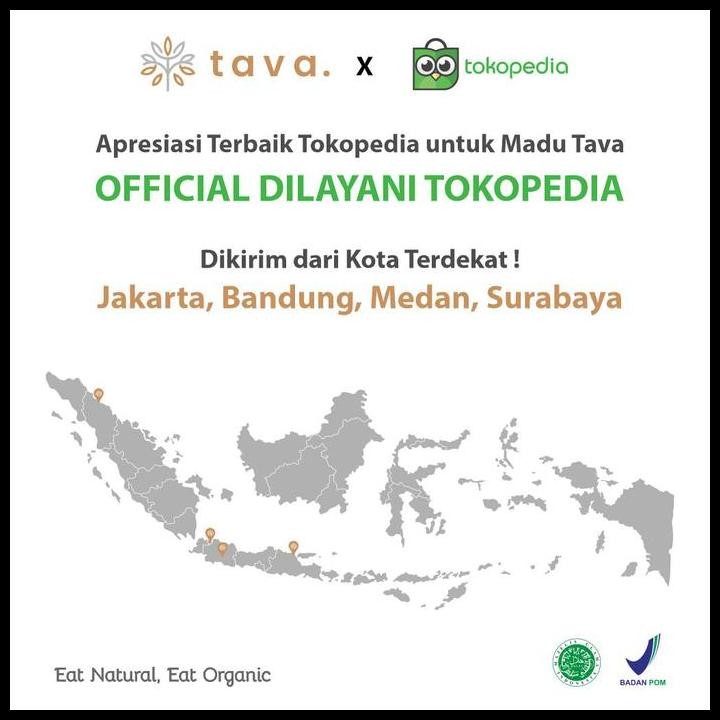 

Terlaris Madu Murni Tava Nektar Kopi 1Kg 100% Pure Raw Honey Asli Alami Good Quality