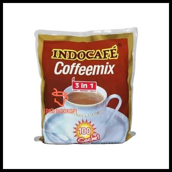 

Terlaris Isi 100 ~ Indokopi ~ Kopi Indocafe Coffeemix 3In1 Pack Coffee Coffe Robusta Good Quality