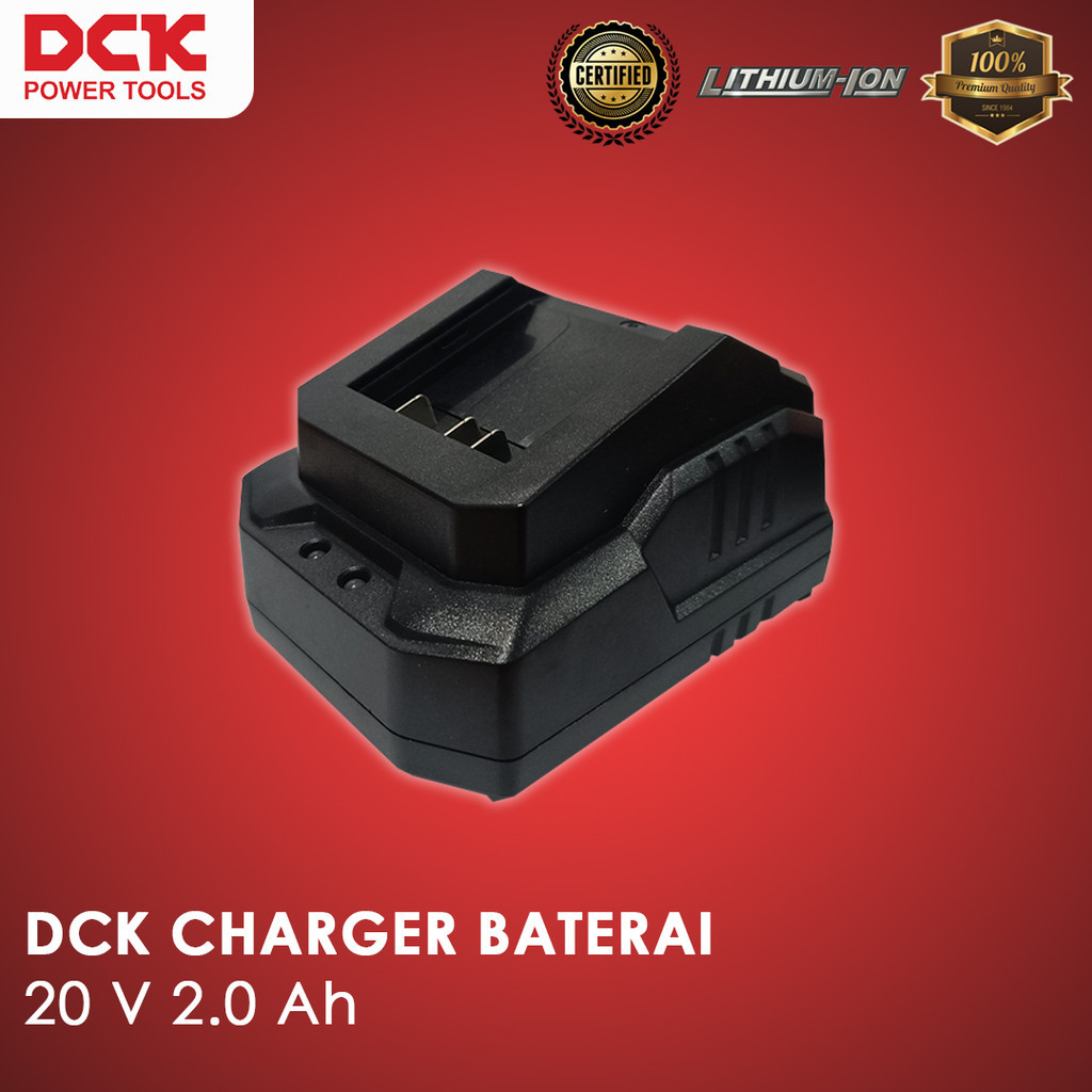 DCK CHARGER BATTERY / BATERAI 20V 2.0 AMPERE