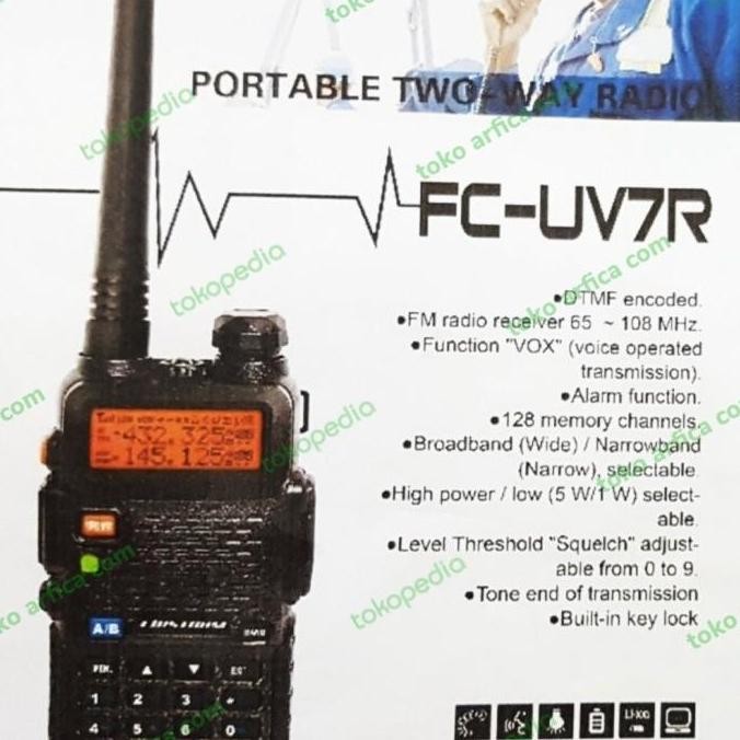HT FRISTCOM FC UV-7R DUALBAND GARANSI FRISTCOM FC UV7R UV 7R