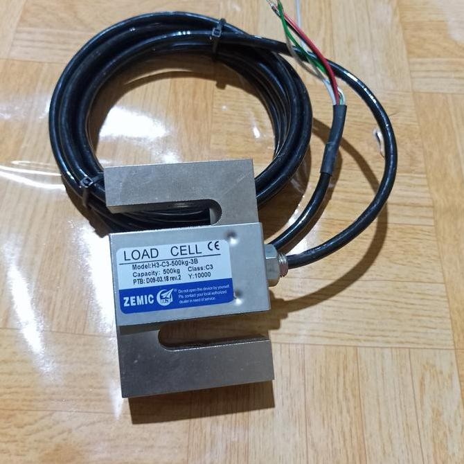 LOAD CELL ZEMIC H3 C3 500KG 3B ORIGINAL DAN TERPERCAYA