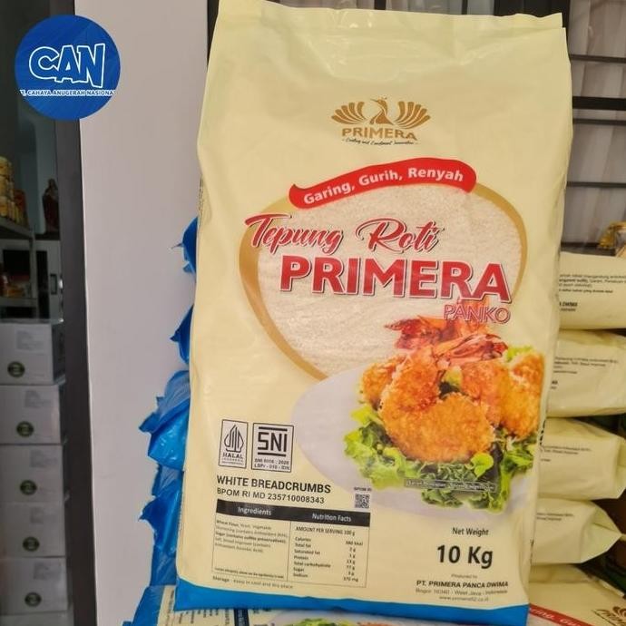 

Terlaris Tepung Roti Primera Panko White 10Kg
