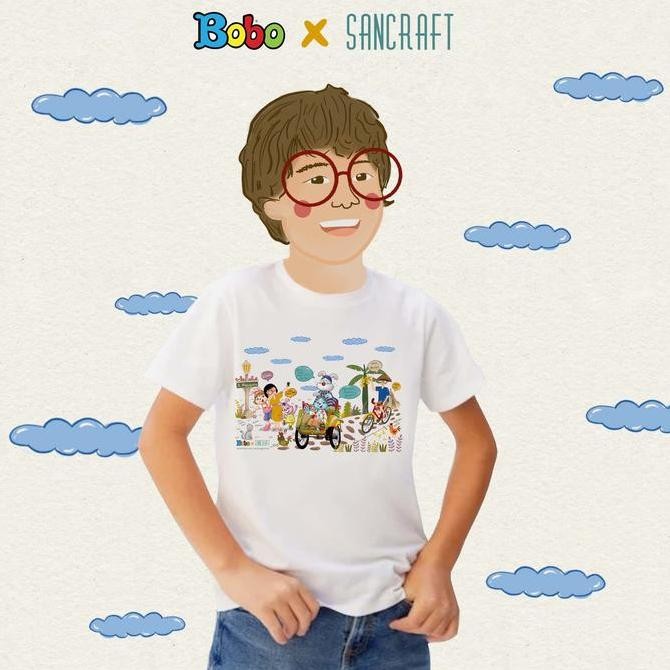Grosir Sancraft X Bobo - Tshirt Kids