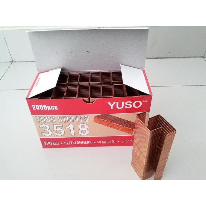 

BERKUALITAS YUSO ISI STAPLES KARTON 3518