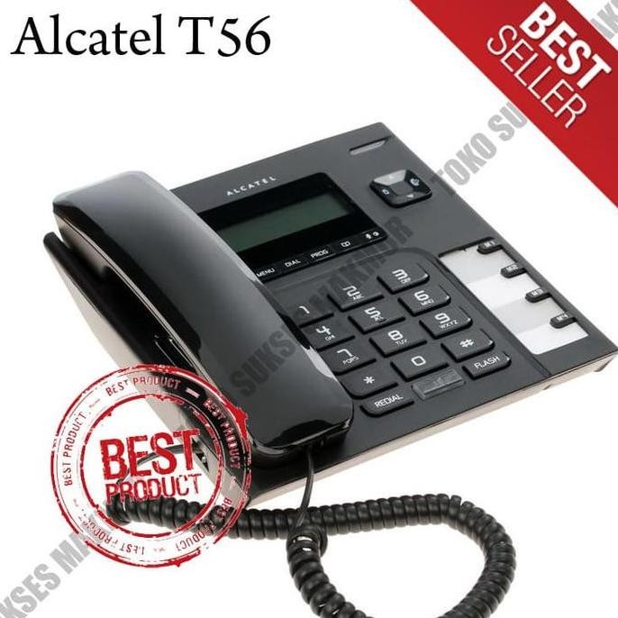 TELEPON SINGLE LINE ALCATEL T56 - HITAM