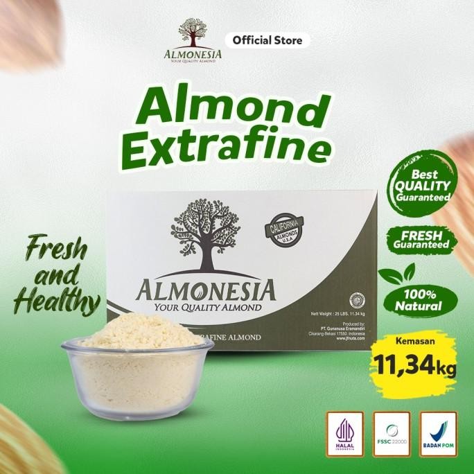 

Terlaris Almond Extra Fine - Almonesia 11.34 Kg (25 Lbs)