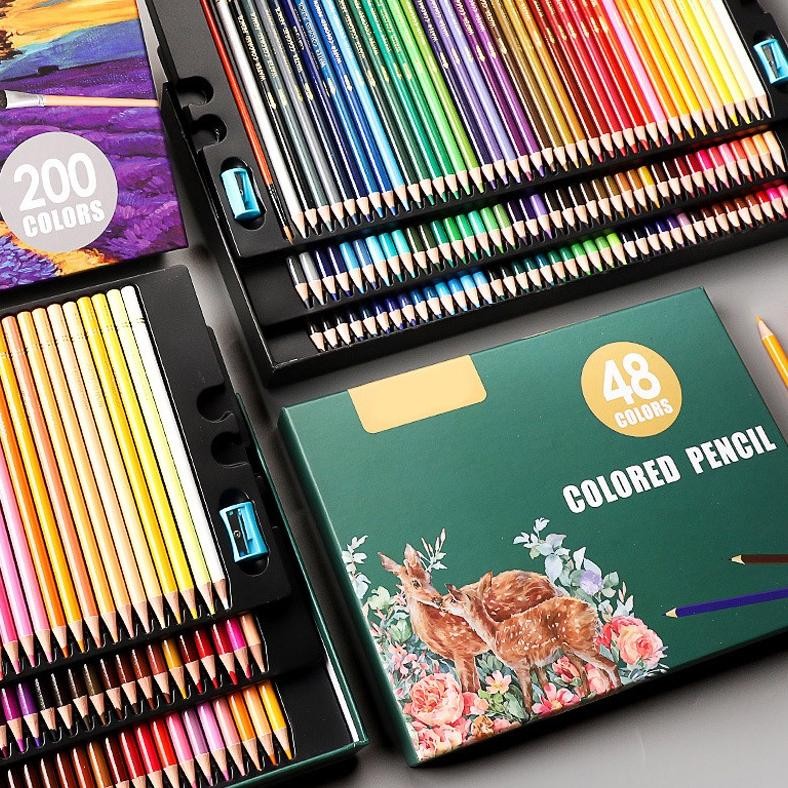 

LINDU Eeghrerr 48 Warna Oil Pencil Color Set High Grade Oil Pencil / Pensil Warna Lengkap 1 Set