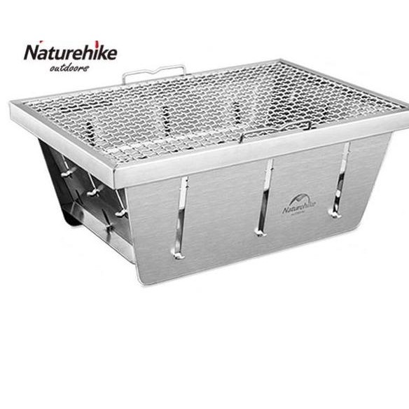 Alat Panggang Naturehike Nh20Cj006 Bbq Stainless Folding Grill