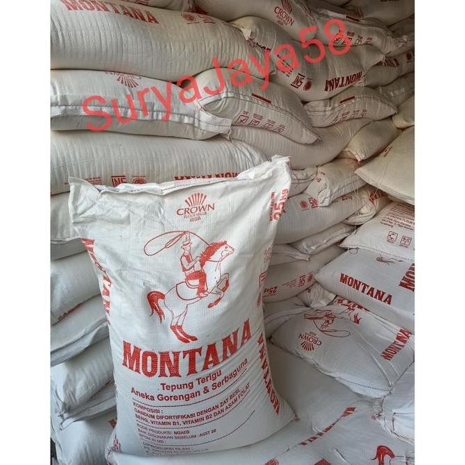 

Sale Tepung Terigu Montana Karungan 25Kg |Gorengan, Bahan Kue|Karungan/Bal