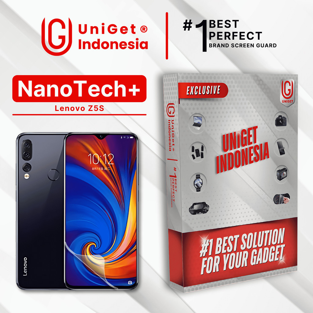 UniGet EPU BIO GENESIS Hydrogel for Lenovo Z5s / Screen Guard (Nanotech+ 100% Recycle) Premium Hidro