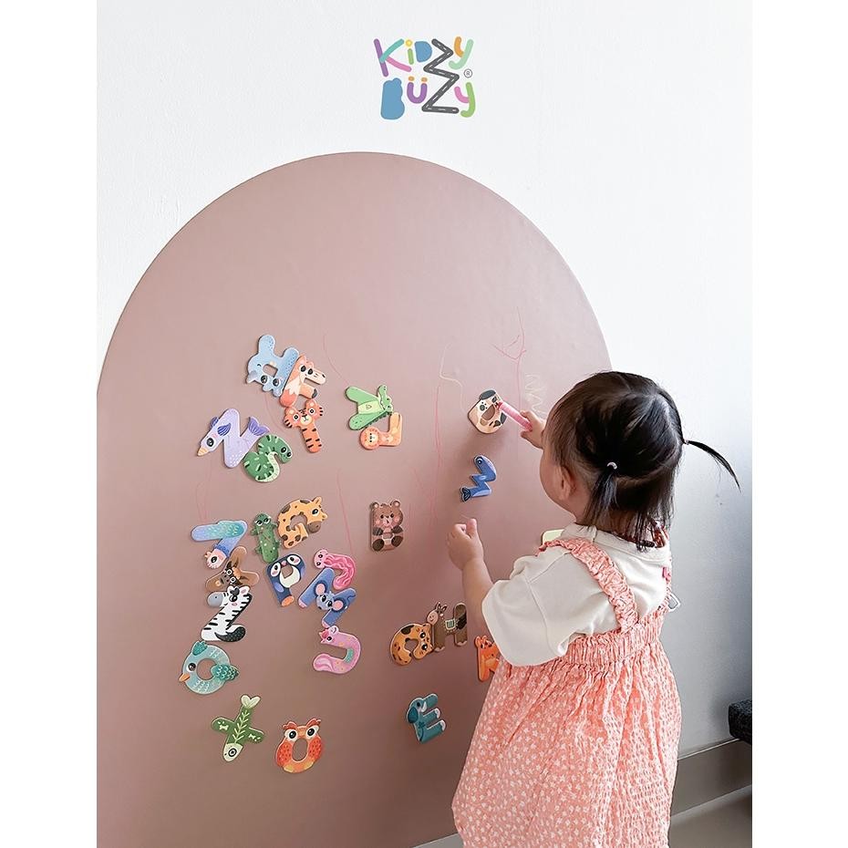 

KIDZY BUZY Mainan Edukasi Anak Magnetic Chalkboard Wallpaper Papan Tulis Magnet