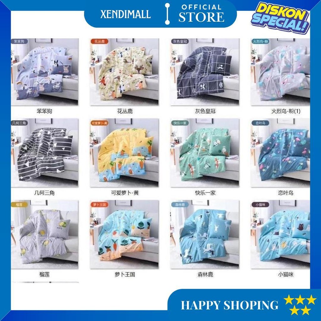Balmut Bantal Selimut Karakter 2In1 - Bantal Selimut 2In1 Termurah