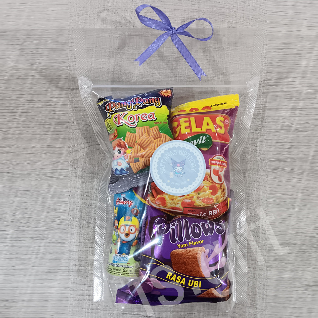 

Mini Gift Snack Hampers UNGU/ Snack Gift Ulang Tahun SPESIAL