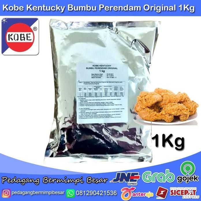 

Terlaris Kobe Kentucky Bumbu Perendam Original 1Kg | Tepung Perendam Ayam