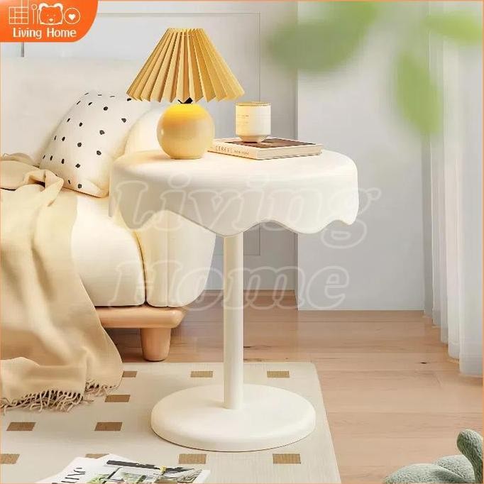 

Terlaris Livinghome Meja Kopi Meja Simpletea Sofa Ruang Tamu Meja Samping Bulat Kecil Meja Mini Sudut ,Plastik, Minimalis Furniture