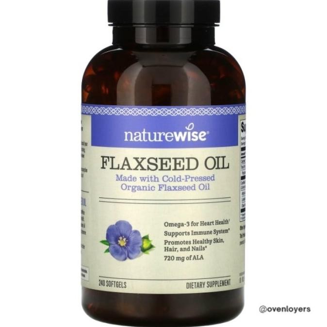 Naturewise Flaxseed Oil 240 Softgels