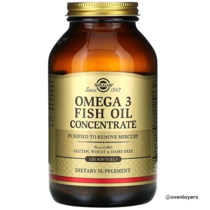 Solgar Omega-3 Fish Oil Concentrate 120 Softgels
