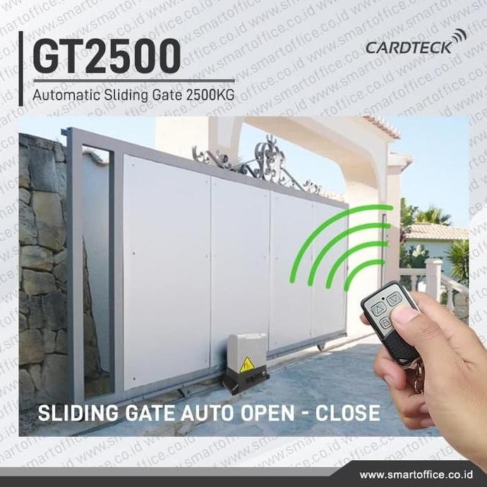 Automatic Sliding Gate 2.500kg Pagar Sliding Otomatis GT2500 Tanpa Rel murah
