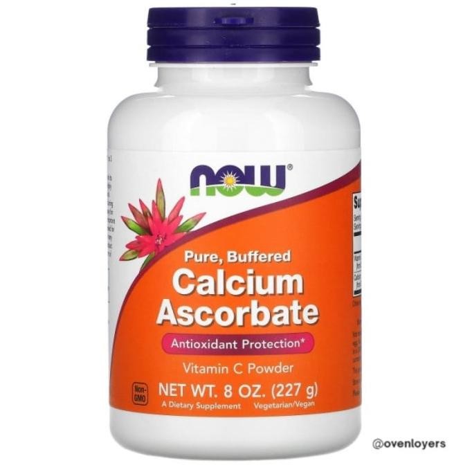 Now Buffered Calcium Ascorbate Vitamin C Powder 227 G
