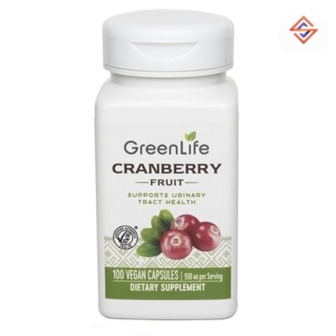 

Greenlife Cranberry Fruit 930 Mg Per Serving 100 Caps Original Produk