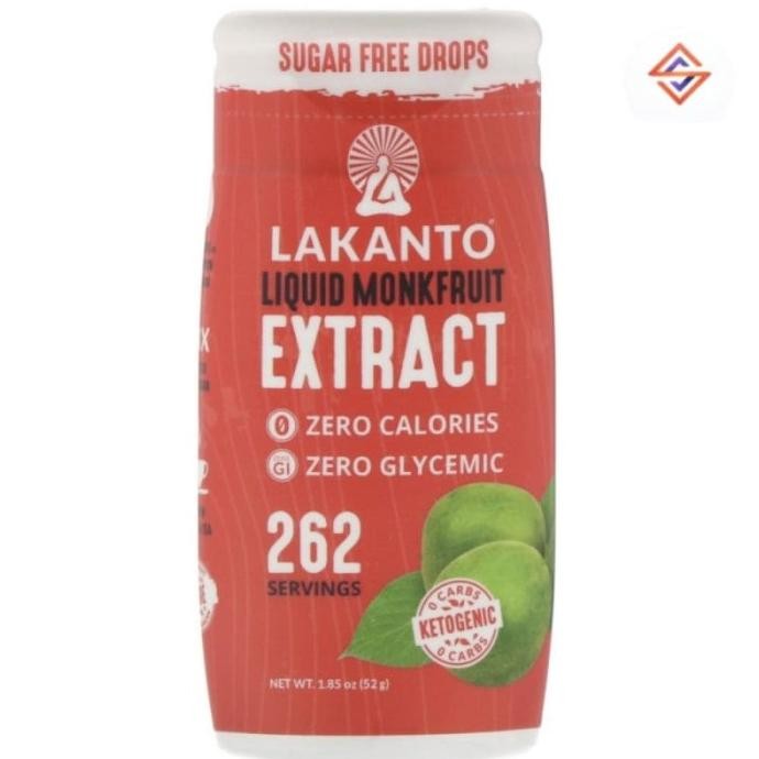 

Lakanto Liquid Monkfruit Extract Drops 52 G Original Produk