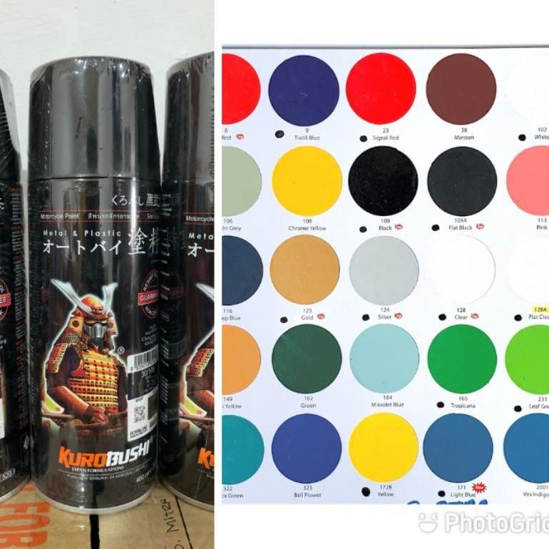

KA CAT SEMPROT SAMURAI / PYLOX KUROBUSHI / CAT SEMPROT MOTOR / EPOXY / PAINT REMOVER SAMURAI