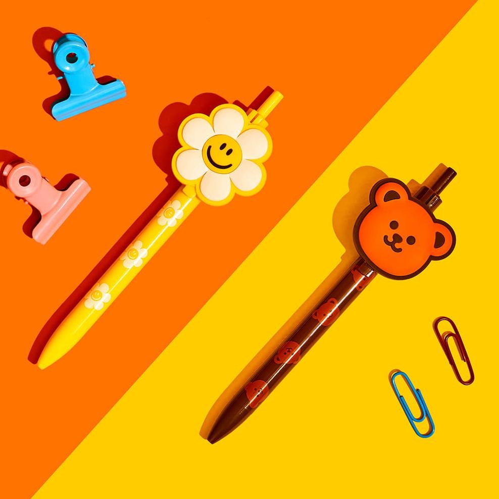 

Wiggle Wiggle Big Figure Ball Pen - Wiggle Bear Pulpen Bolpoin Bulpen Hitam Lucu Korea