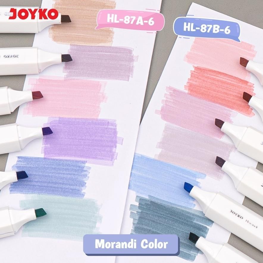 

Gh-45 Aq-54 2Er-54 Joyko Highlighter Mini Hl-87 Morandi Color Penanda Berwarna Set 6 Warna Berkualitas Hemat