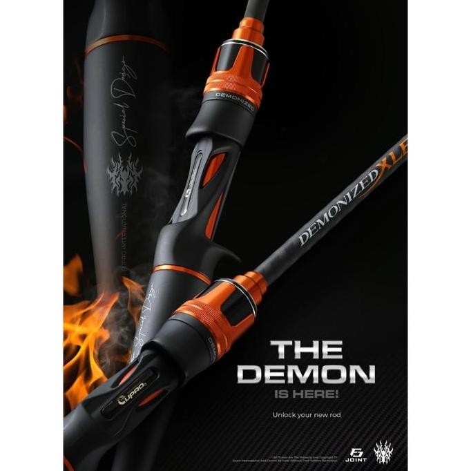 

Terlaris Eupro Joran Spinning & Baitcasting Demonized Xle 168Cm - 198Cm Carbon Full Fuji Cocok Untuk Kolam Galatama Galapung Dan Casting