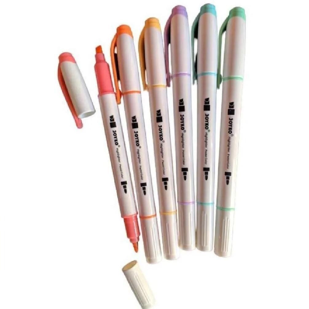

Qw-7 Er-23 Dgf-4 Joyko Highlighter Hl-54 1 Set Isi 6Pcs Dual Tip / Penanda 6 Warna Pastel Color Lucu Unik Murah Sale Terlaris Qw-7
