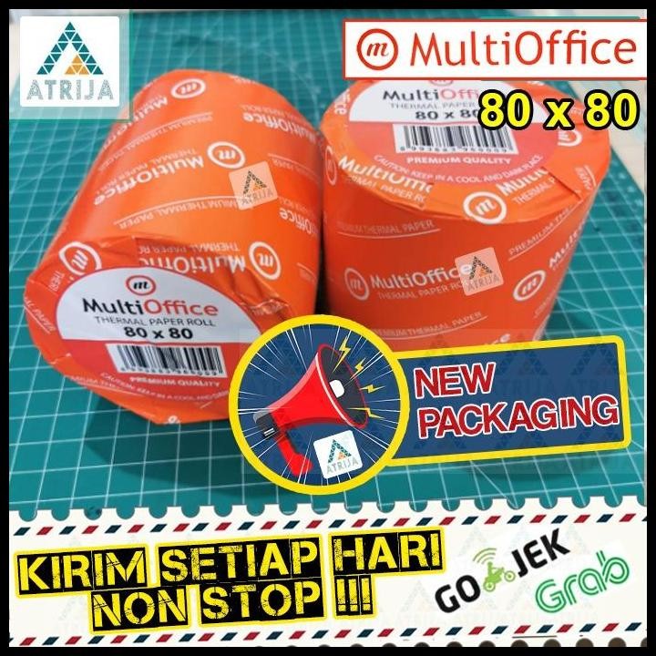 

Terlaris Multi Office 80X80 Per Box. Kertas Thermal Paper Roll Struk Kasir Good Quality