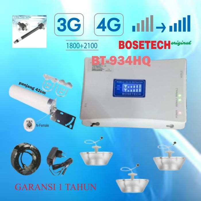 Booster Penangkap Jaringan Signal Sinyal Hp 3G 4G Lte  3 Way Omni Taiwan Ori Original Dan Terpercaya