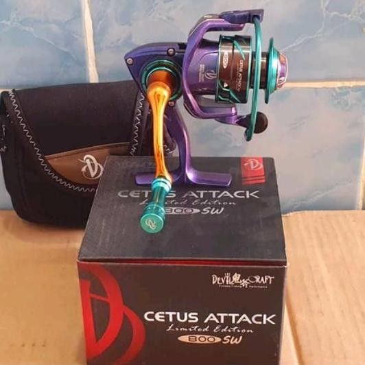 Terlaris Reel Cetus Attack 800Sw Limited Edition Power Handle