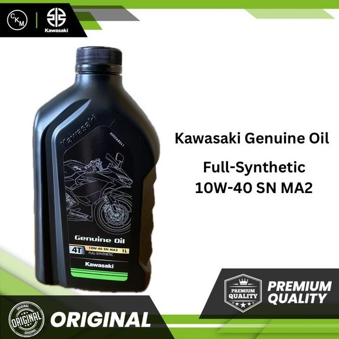 TERMURAH Kawasaki Genuine Oil/Oli Mesin Full-Synthetic 4T 10W-40 1L Original Siap kirim