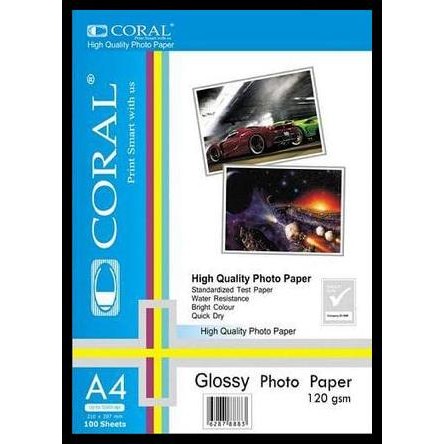 

Terlaris Coral Glossy Paper A4-120 Gr Pack = 100 Sheets Good Quality